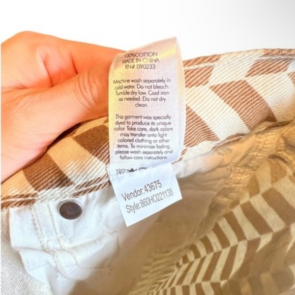 PacSun Brown Chevron Low Rise
Straight Leg Jeans - Picture 9 of 10